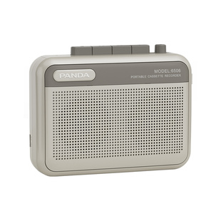 熊猫新款立体声磁带机随身听播放器录音卡带老式卡式单放机6506