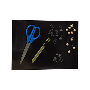 日本霜山磁力贴磁铁贴片带背胶粘贴式引磁片固定教具磁贴冰箱贴