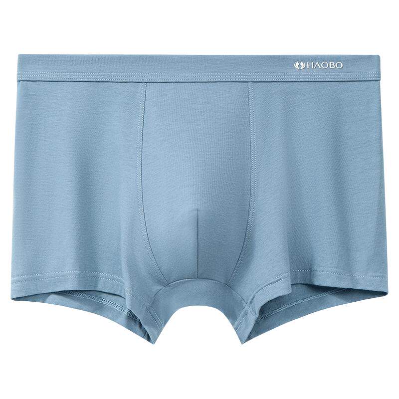 好波男士聚乳酸抗菌平角纯棉内裤