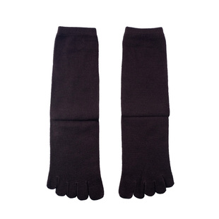 飒爽五指袜男纯棉袜秋冬中筒全棉薄款防臭袜商务男士四季分脚趾袜