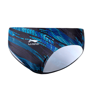 李宁男士三角泳裤男款专业竞速游泳2025新款成人竞技赛速干训练短