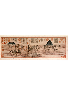 山东博物馆卷轴冰箱贴