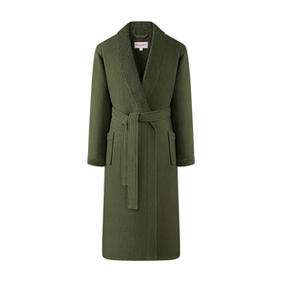 新款CallaAngel纯棉毛巾料男士浴袍柔软强吸水家居睡袍洗澡浴衣