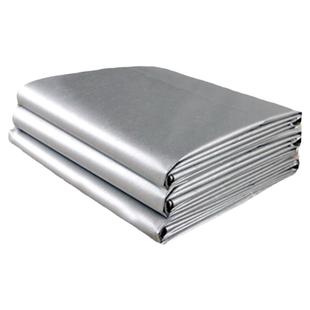 全遮光布遮阳窗帘防晒隔热窗帘不透光避光卧室客厅阳台免打孔布料