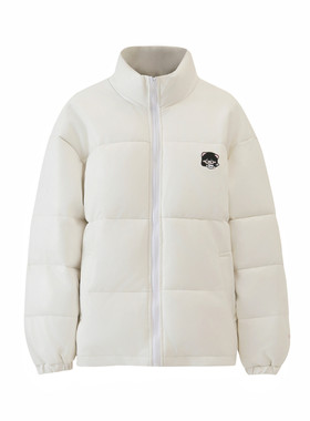 秋冬免洗PU皮棉服外套女