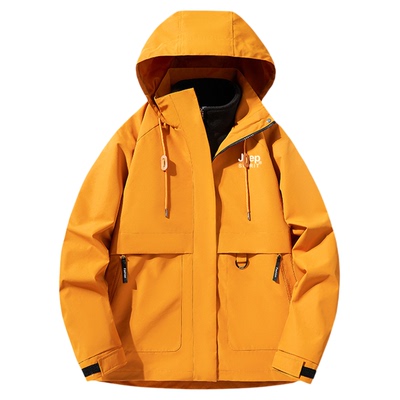 JEEP冲锋衣女2026新款春秋户外三合一可拆卸登山防水冬季旅行外套