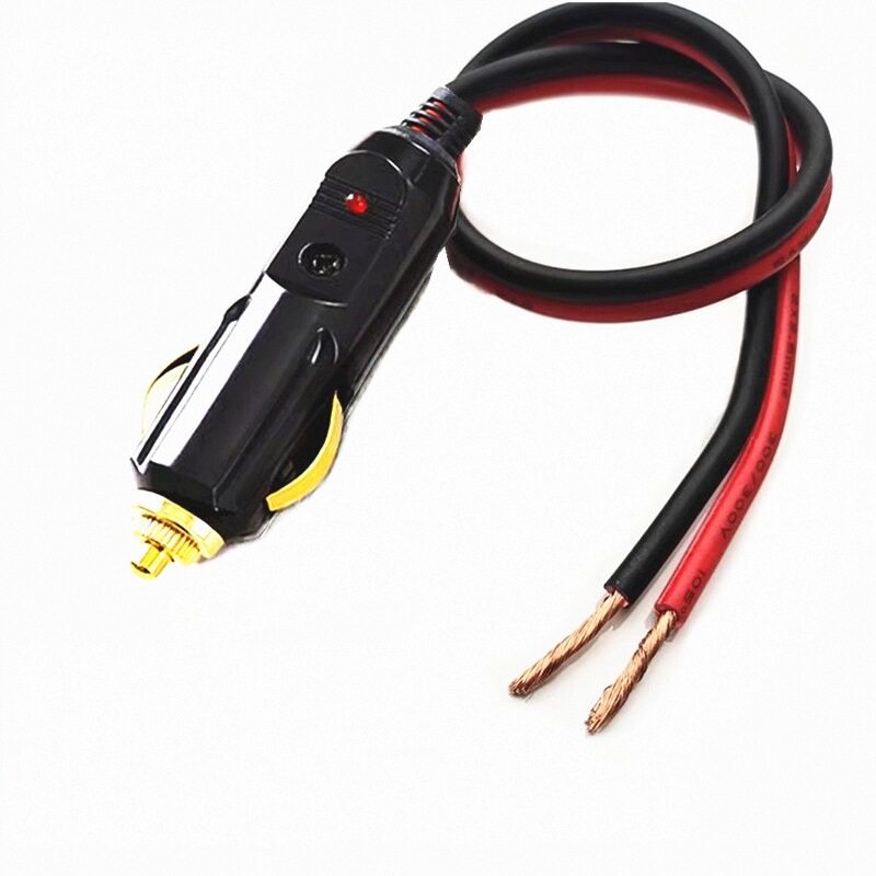 12v24v充气20a纯铜点烟线吸尘器