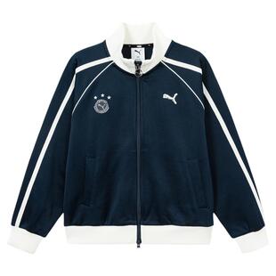 PUMA彪马女童运动外套2026年新款春装卫衣中大学生休闲立领足球风