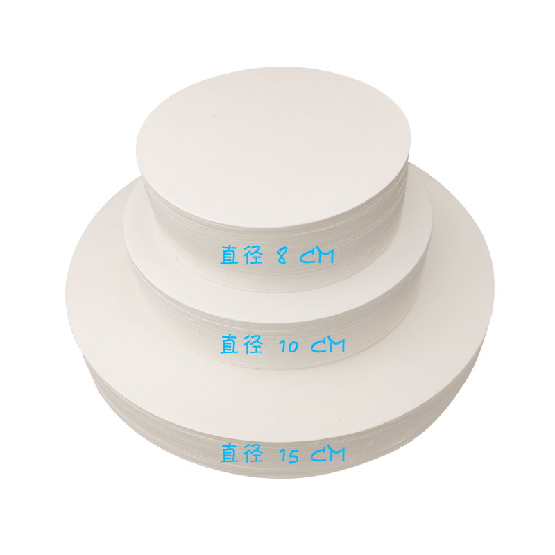 圆形小卡片空白硬质纸贺卡手绘DIY绘画空白手工涂鸦留言纸卡彩铅