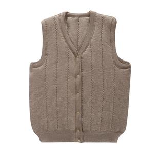 内蒙古塞上驼驼绒马甲坎肩加厚冬季中老年妈妈爸爸爷爷情侣保暖装