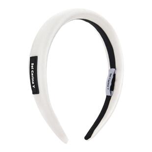 SeiCarinaY刘亦菲同款缎面基础logo发箍高颅顶百搭精致高级感发饰