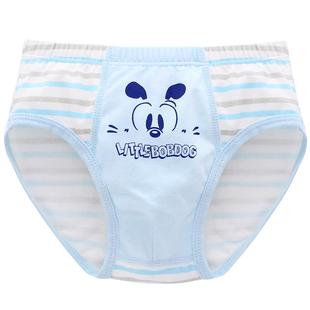 巴布豆儿童内裤男童平角裤宝宝四角短裤纯棉三角男孩小童春夏薄款