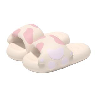 少女心猫爪拖鞋女夏季软底防滑室内居家浴室洗澡亲子款凉拖鞋外穿