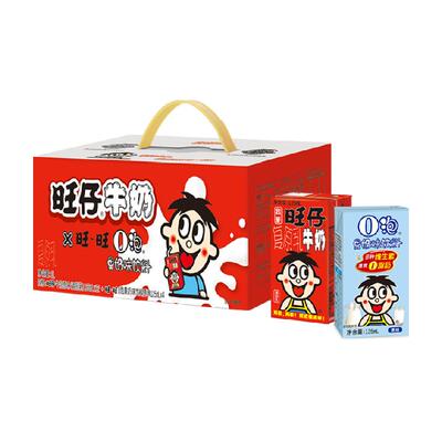 旺仔牛奶O泡果奶组合