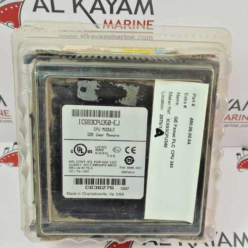 GE FANUC IC693CPU350-EJ CPU MODULE 32K USER MEMORY UNIT (FAS