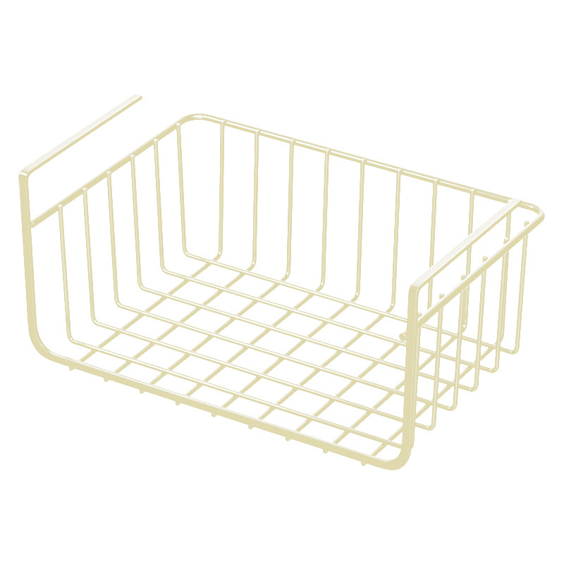 厨房柜子里置物架挂篮桌下衣柜收纳架吊柜分层隔板橱柜分层架宿舍