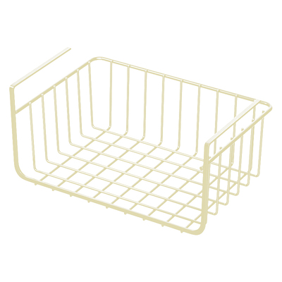 厨房柜子里置物架挂篮桌下衣柜收纳架吊柜分层隔板橱柜分层架宿舍