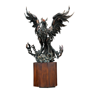 末那末匠丨竹谷隆之《四神之印朱雀》原创设计祥瑞神兽艺术雕像