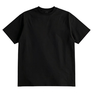 INKNOTS基础纯色250G宽松小领口短袖T恤男女凉感速干防晒打底衫潮