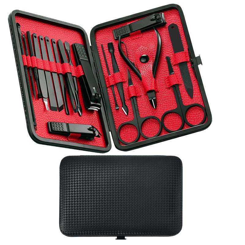 新品 不锈钢修指甲刀套装耳勺指甲钳修脚指甲剪美容套修甲工具