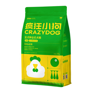疯狂小狗狗粮鸡肉蓝莓牛肉益生元小中大型犬泰迪幼犬成犬通用犬粮