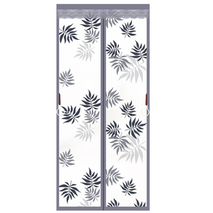 空调门帘防冷气隔断帘厨房透明防风防寒挡风软塑料磁铁磁吸加厚帘