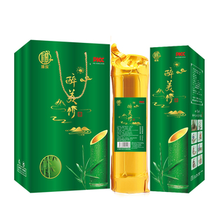 竹筒酒鲜竹酒原生态竹酒金装礼盒装玉品竹粮食酒竹桶酒竹酒500ml