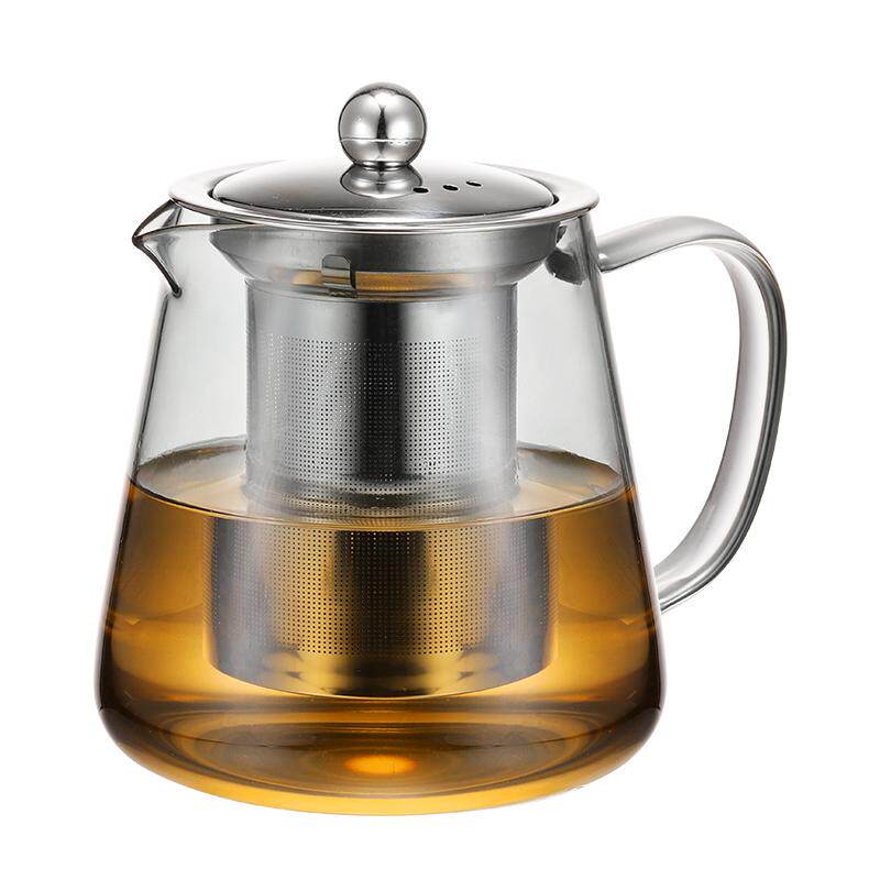 玻璃茶壶家用过滤灰色大容量