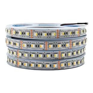 RGBW四合一led灯带12v24伏5050RGB白光84灯96灯贴片七彩变色灯条