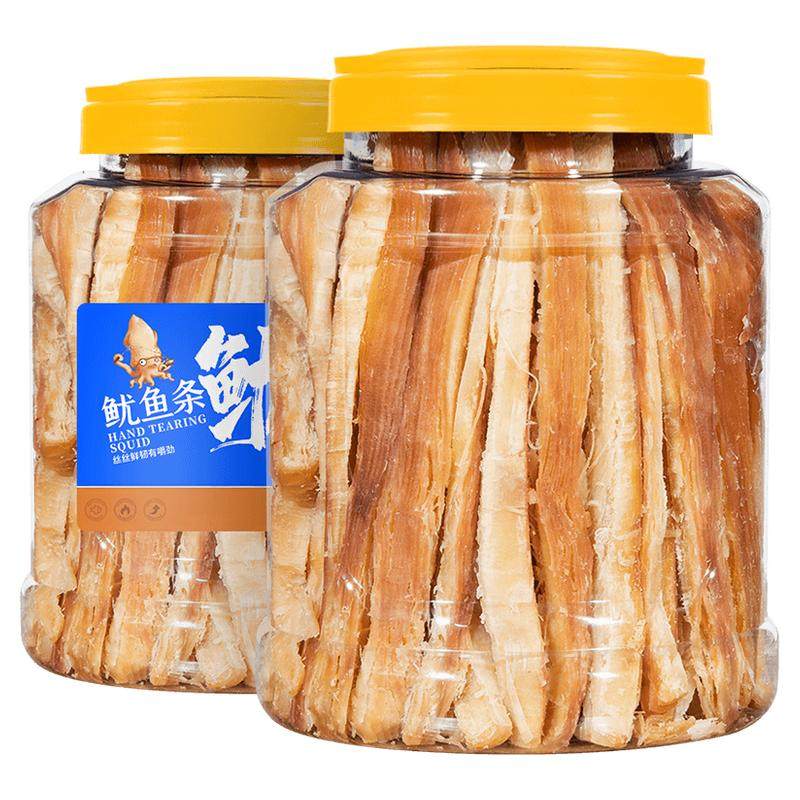 蜜禾鱿鱼条干手撕鱿鱼丝零食
