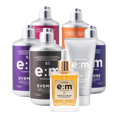 EVEMORE固色洗发水护色发膜精油