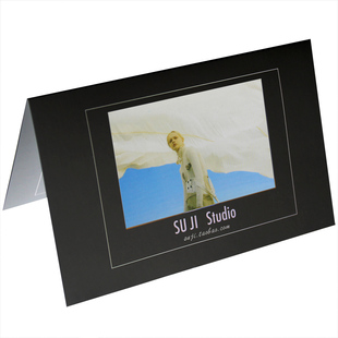 白色简洁售后服务卡退换货卡对折售后保障卡设计定制印刷感谢卡