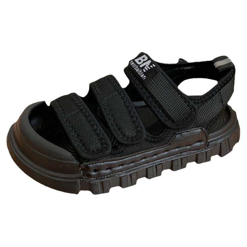 男童包头凉鞋2025夏季新款儿童软底防滑沙滩鞋女童夏款鞋童鞋子潮