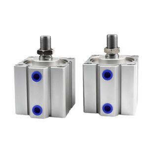 SDA外螺纹外牙薄型气缸sda50/63X5x10*15-20x25x30x40x50x75x100b