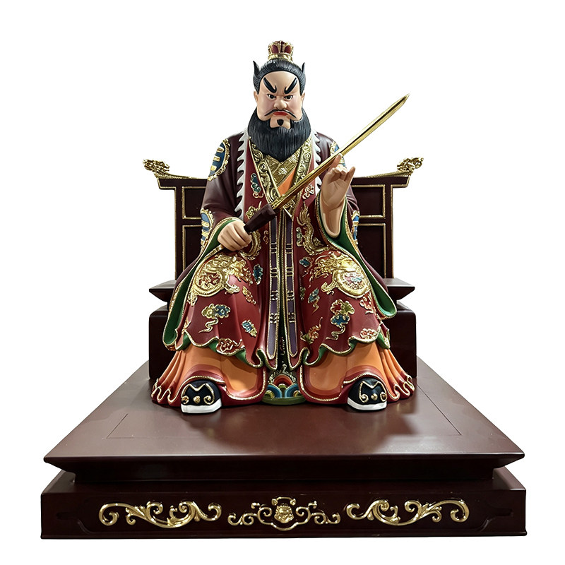实木木雕张天师神像摆件定制