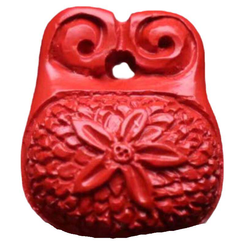 朱砂红砂平安如意锁本命年礼物