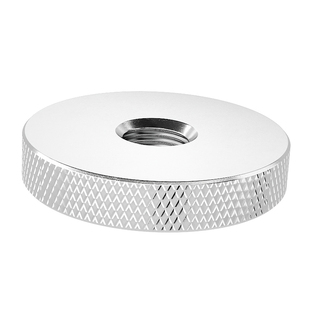 固万基304不锈钢手拧螺母加大平头薄内螺纹滚花调节螺丝帽M3-M10