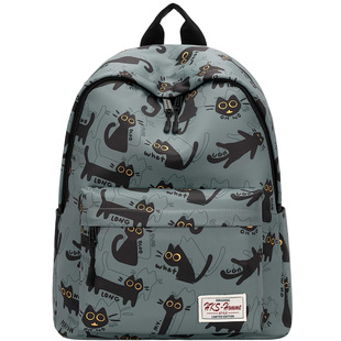 高颜值小众轻便书包女生大学生双肩包男初中生大容量旅行包背包