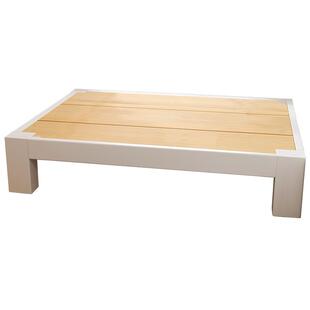 全实木榻榻米床加粗实心床腿无床头无靠背矮床定制任意尺寸排骨床