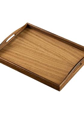 胡桃木家用贡品盘实木供奉