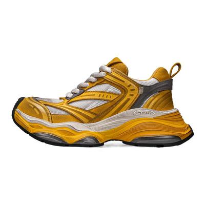 Wander Around 漫行2024年新款春夏蜜金色做旧老爹鞋透气运动鞋女