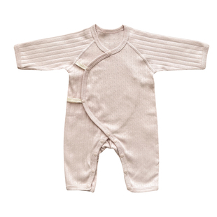 新生婴儿连体衣服秋冬款纯棉贴身睡衣套装初生宝宝韩系居家和尚服