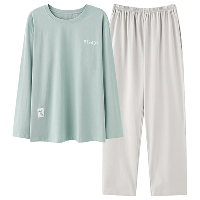 莫代尔睡衣男款2025春秋新款