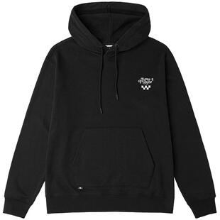 Kappa卡帕2026春季新款套头帽衫男运动卫衣休闲印花长袖针织外套