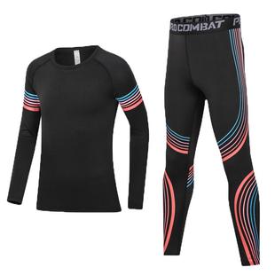 儿童紧身衣训练服运动套装女孩篮球足球打底速干衣女童瑜伽健身服