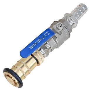 如江黄铜消防款大流量洗车浇花浇菜高压水枪园林绿化可调灌溉喷头