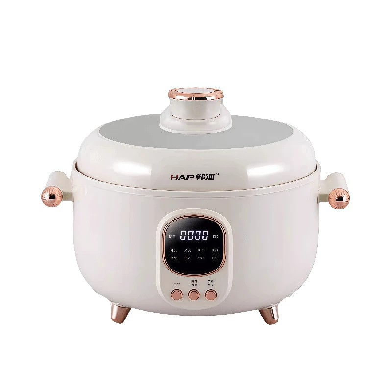 韩派三格电压力锅5L家用鸳鸯智能多功能电饭煲蒸煮一锅三用高压锅