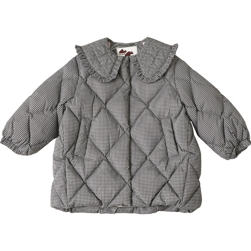 女童羽绒服中长款冬季新款90绒宝宝羽绒服中小童装1-3-6-8岁