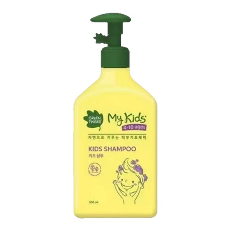 韩国直邮GREENFINGER绿手指儿童洗发水500ml/瓶泡沫丰富清爽香味