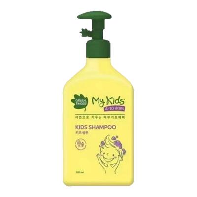 韩国直邮GREENFINGER绿手指儿童洗发水500ml/瓶泡沫丰富清爽香味